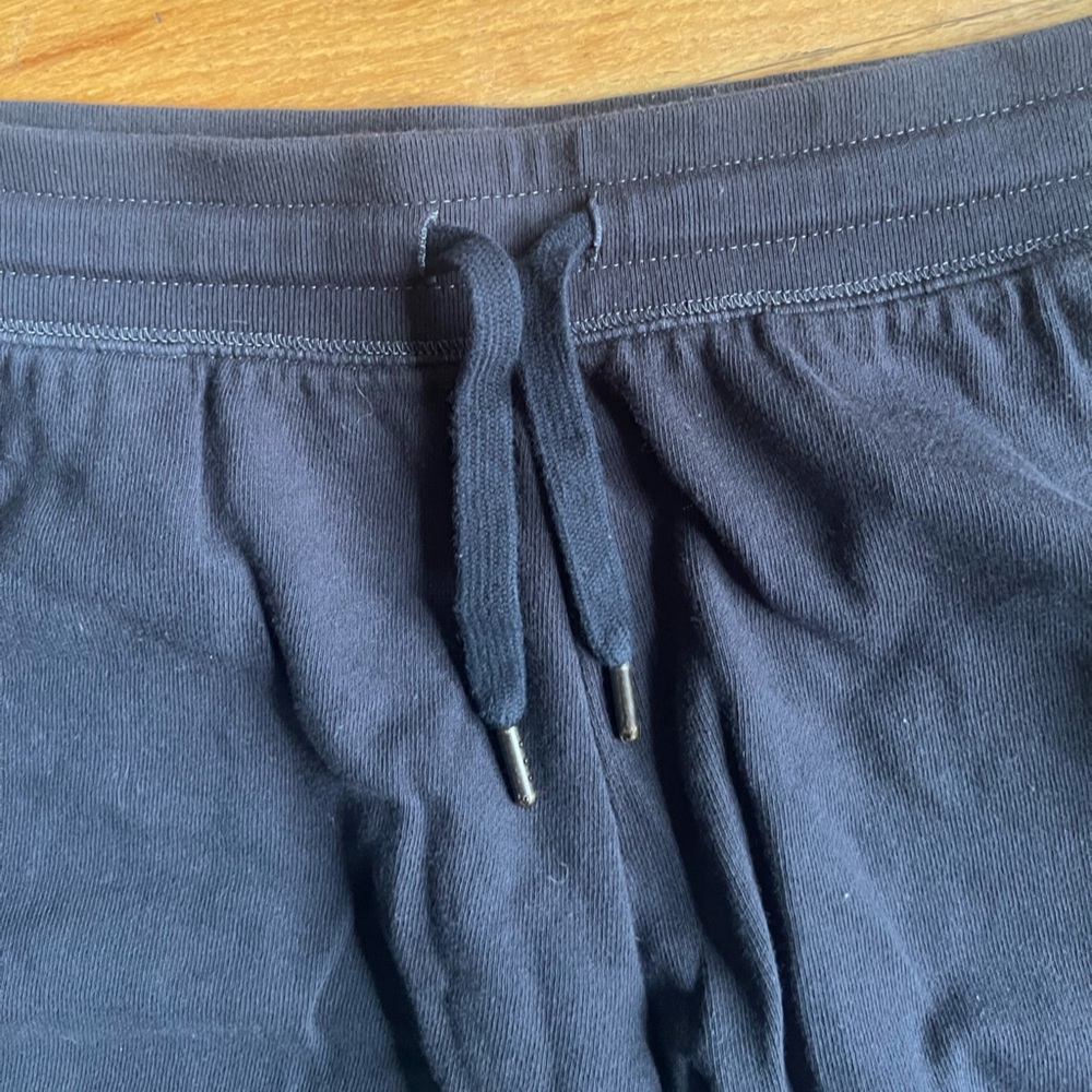 Old Navy Black and White Sweatpants with Drawstring and Tie Dye Stripes - Picture 5 of 8